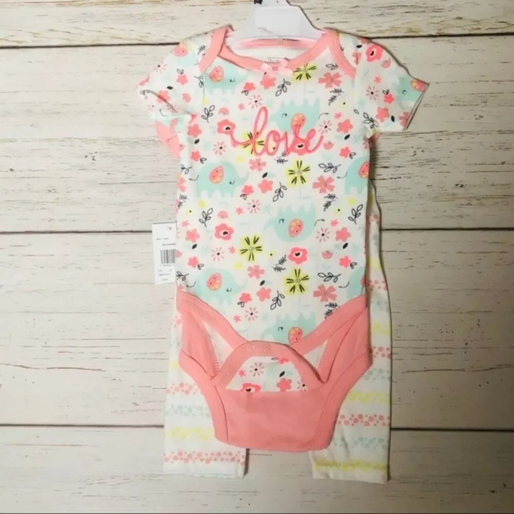 Baby Gear Onesies Matching  Set Size 3-6 M